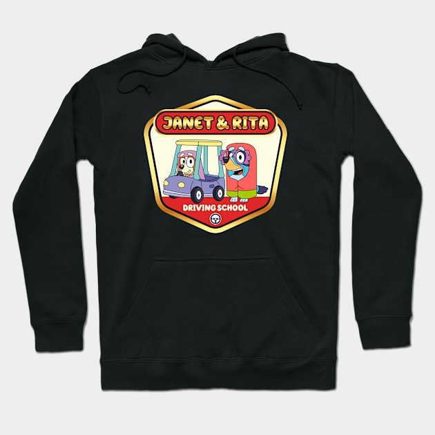 Janet and Rita Driving School Hoodie by flataffex